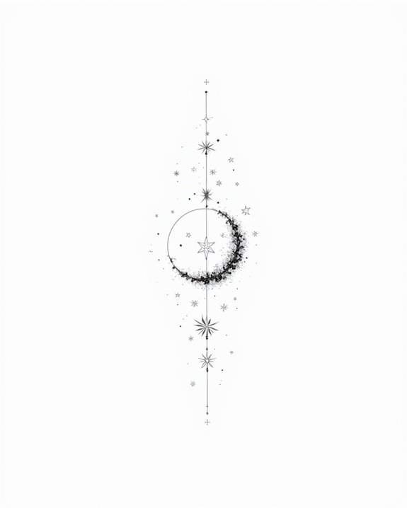 elegant cosmic design elements