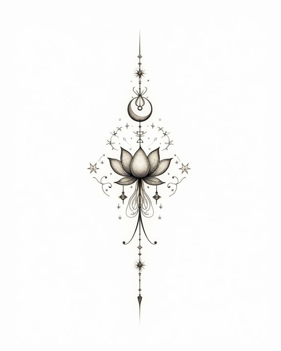 elegant delicate spiritual symbolism