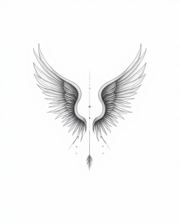 elegant delicate spiritual symbolism