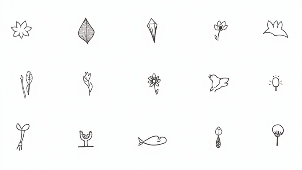 elegant delicate whimsical tattoos