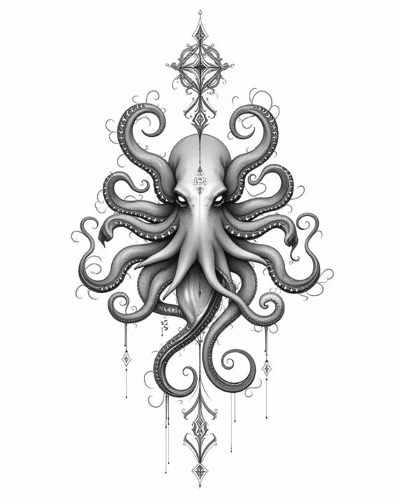 elegant detailed sea creature
