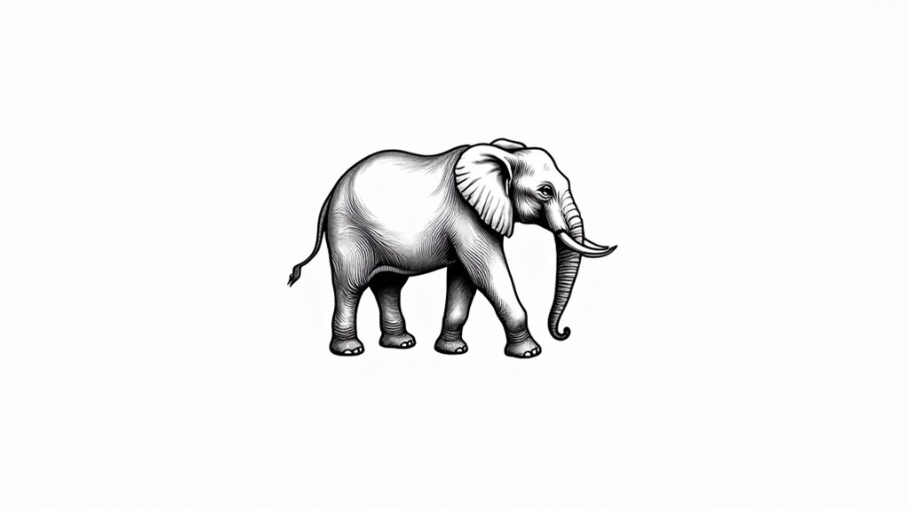 elegant elephant arm tattoos