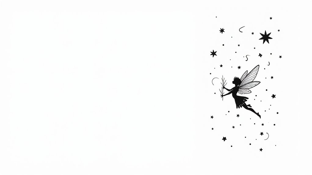elegant fairy tattoo designs