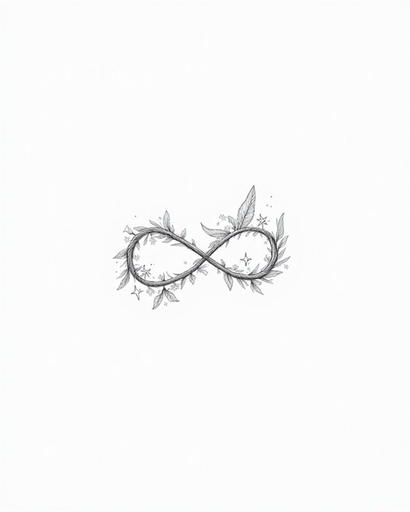 elegant faith inspired infinity symbols