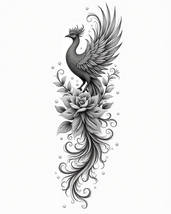 elegant feminine waterfowl symbolism