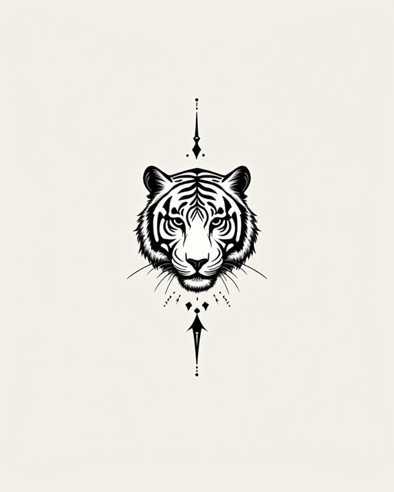 elegant fierce cultural symbol