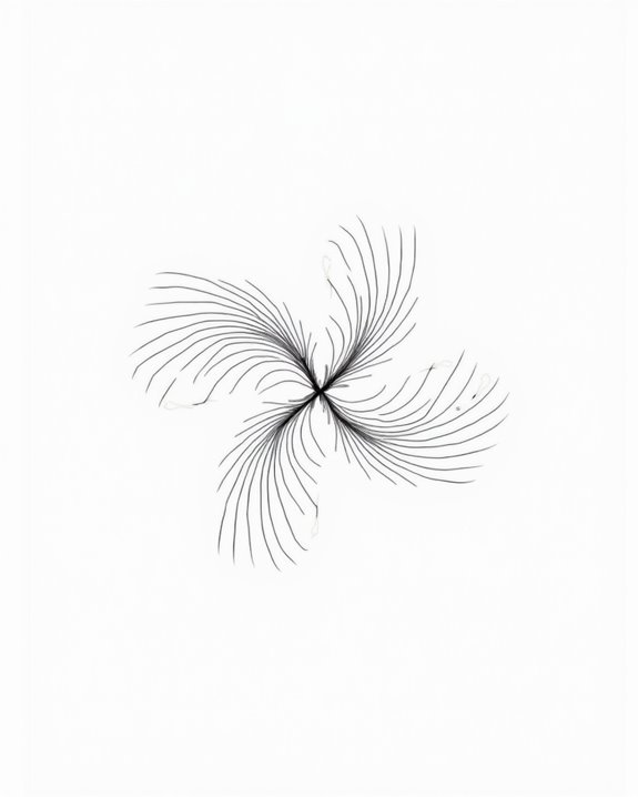 elegant flowing geometric lines