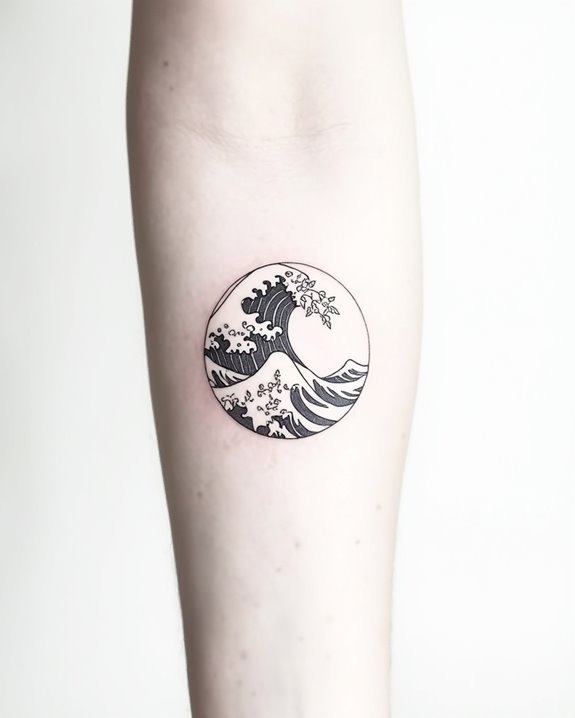 elegant fluid ocean symbolism