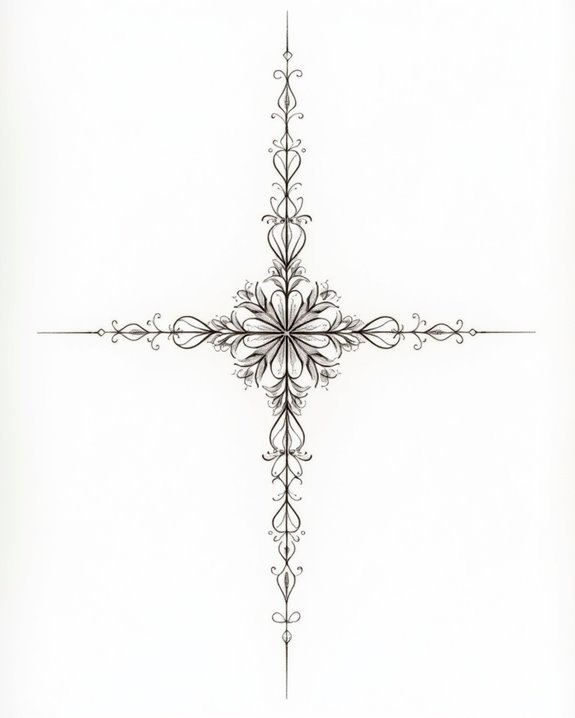elegant geometric harmony reflections