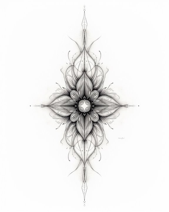 elegant geometric symmetry design