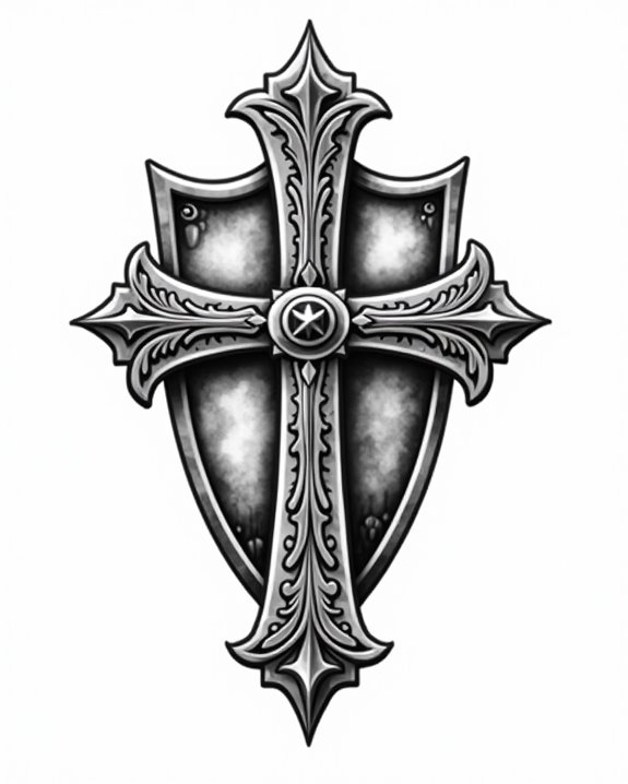 elegant historic heraldic emblem
