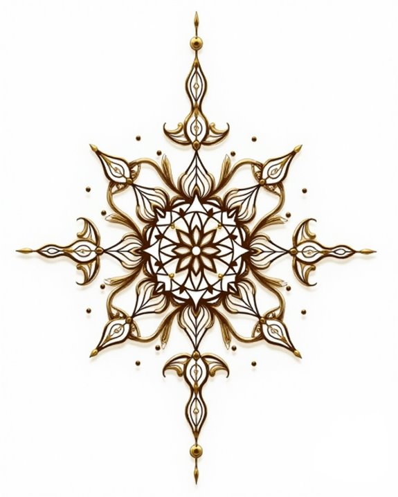 elegant interconnected spiritual patterns