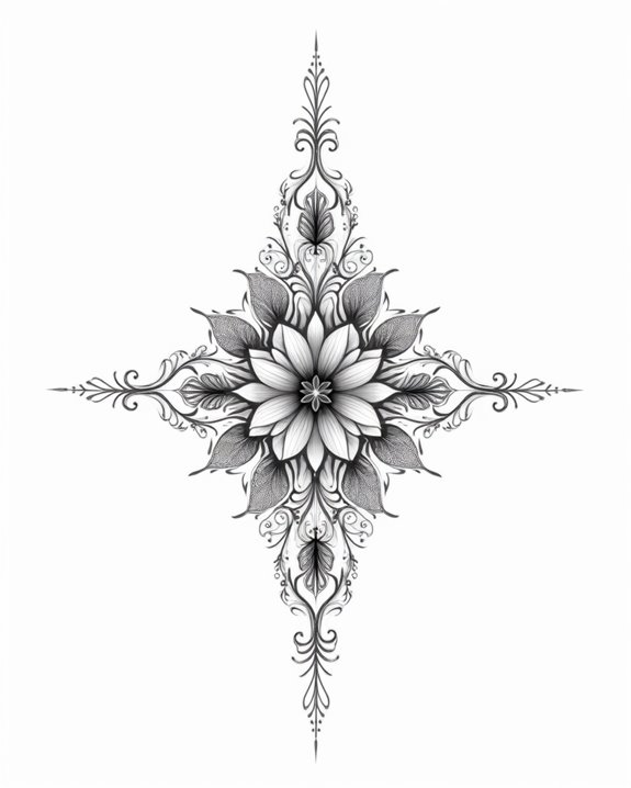 elegant lace accents