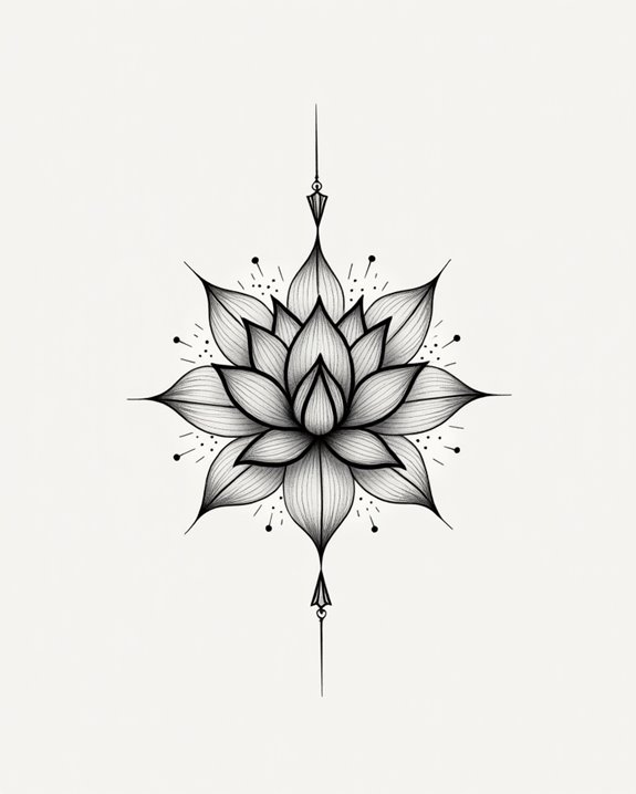 elegant lotus mandala design