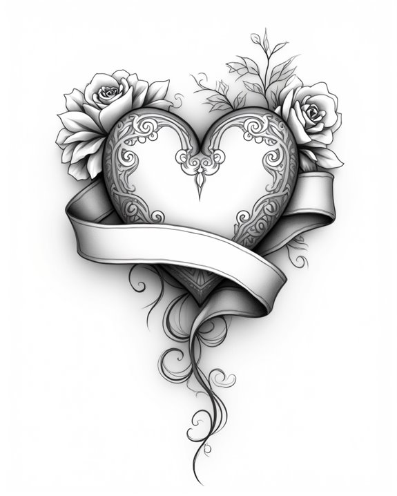elegant love remembrance symbol