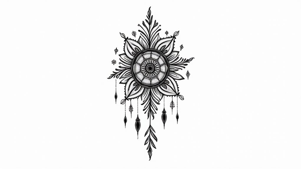 elegant mandala tattoo designs