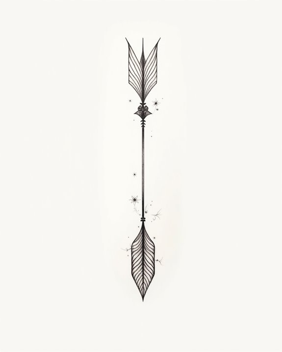 elegant minimal arrow design