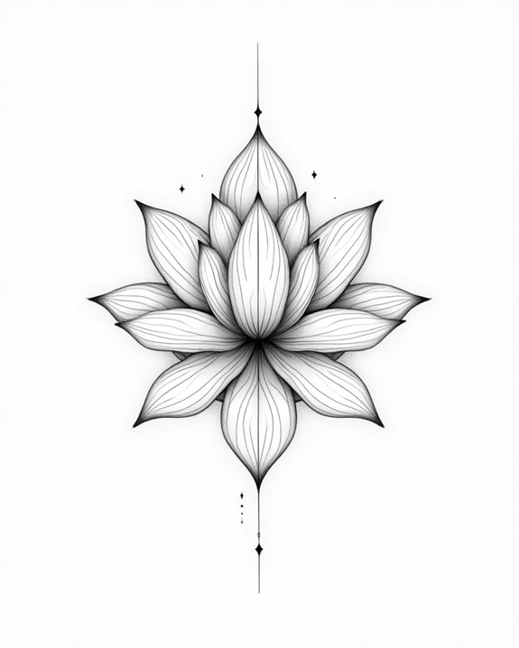 elegant minimal floral design