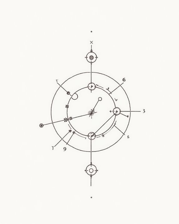 elegant minimal zodiac tattoo