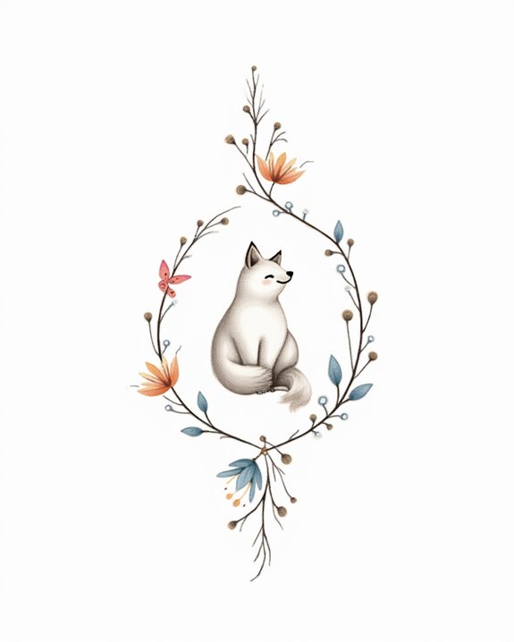 elegant minimalist animal silhouettes