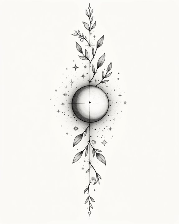 elegant minimalist animal tattoos
