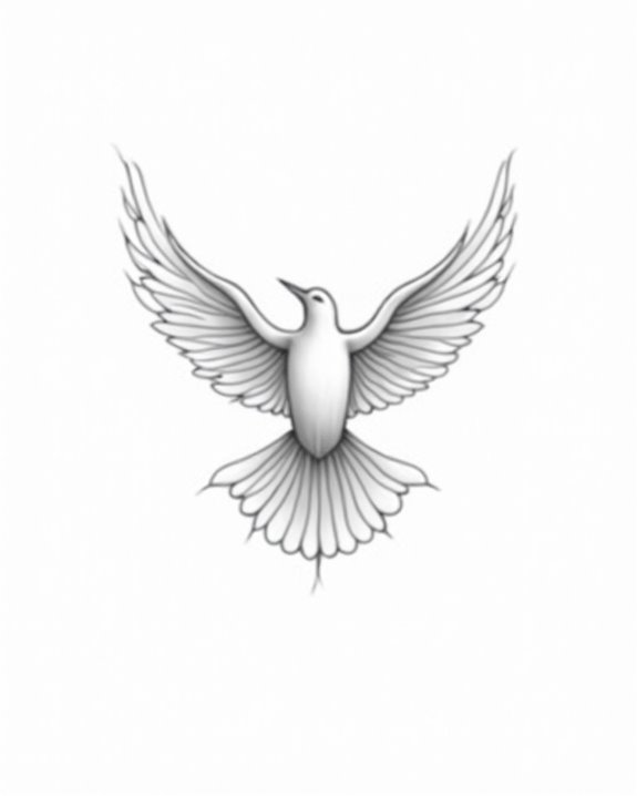 elegant minimalist bird design