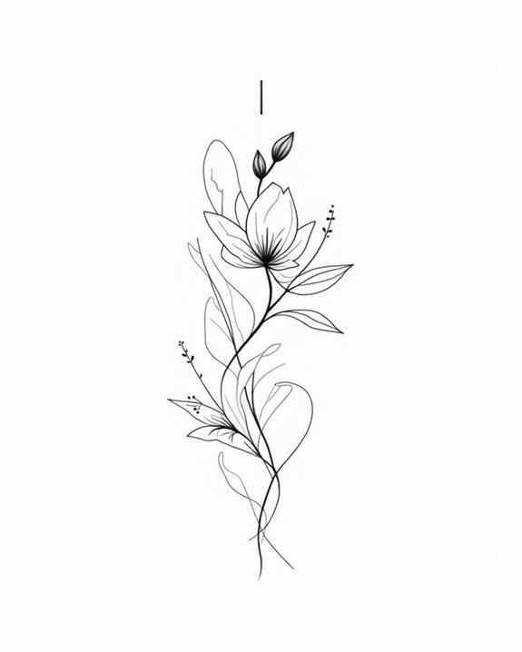 elegant minimalist cat silhouette