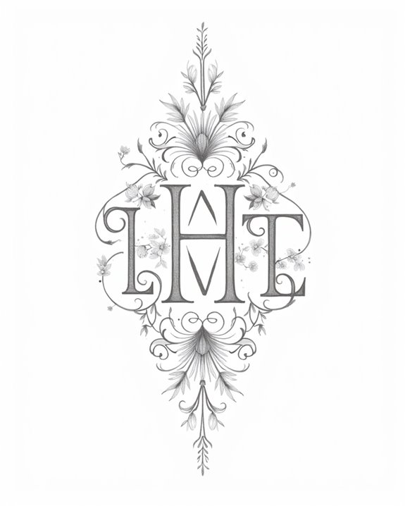 elegant minimalist family tattoos