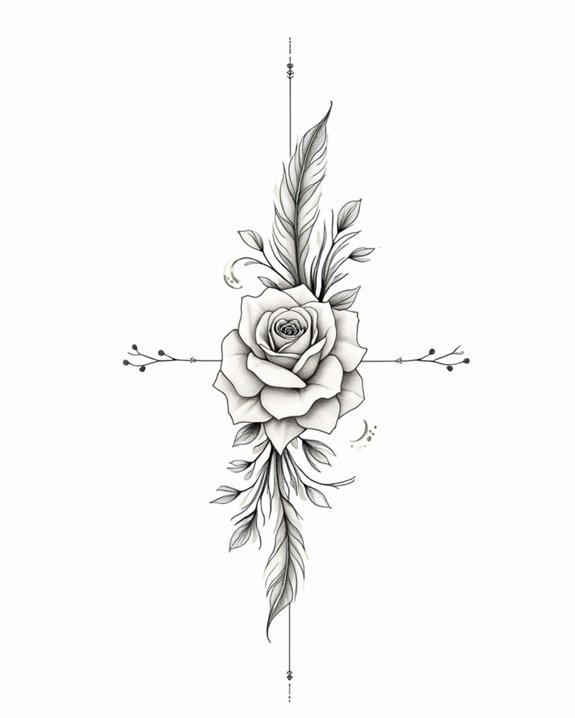 elegant minimalist feminine symbols
