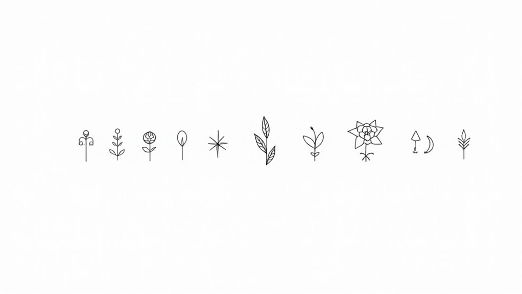 elegant minimalist forearm tattoos