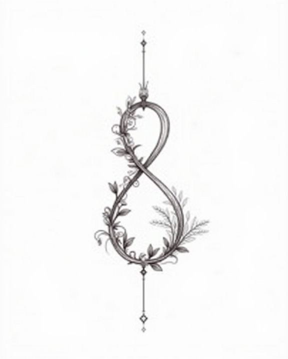 elegant minimalist infinity designs