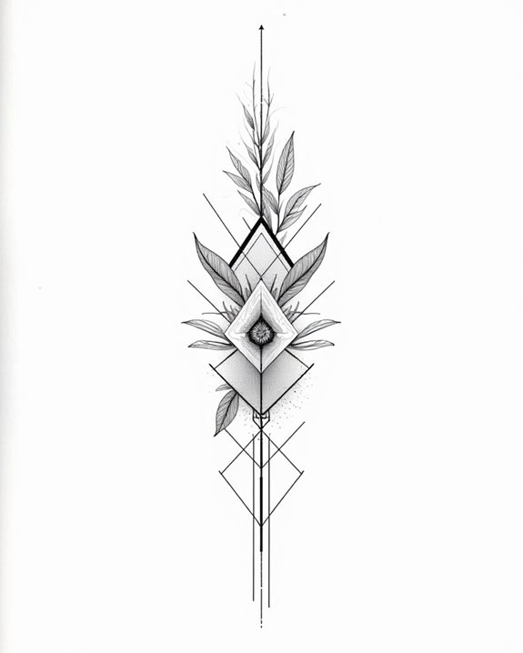 elegant minimalist line art