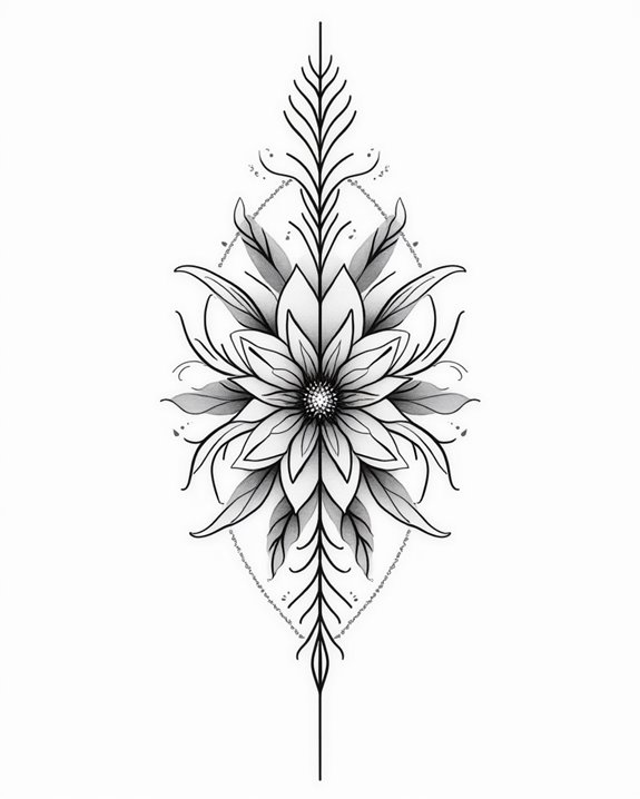 elegant minimalist line design