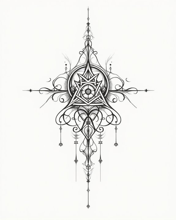 elegant minimalist tattoo design