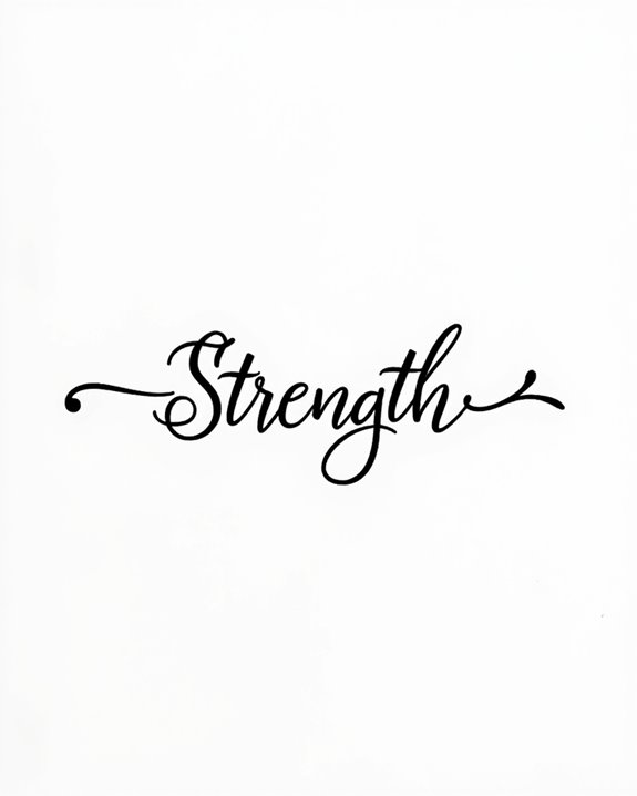 elegant minimalist typography