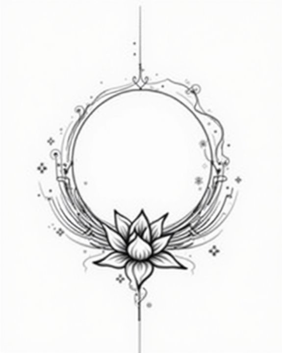 elegant minimalistic spiritual harmony