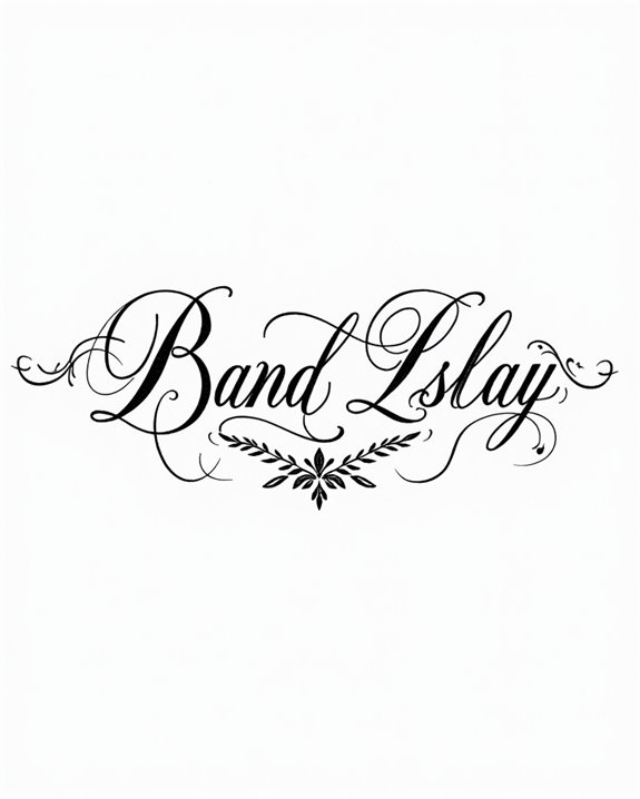 elegant musical lyric tattoo