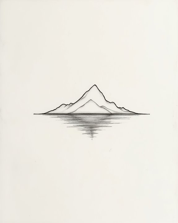 elegant natural resilience symbol