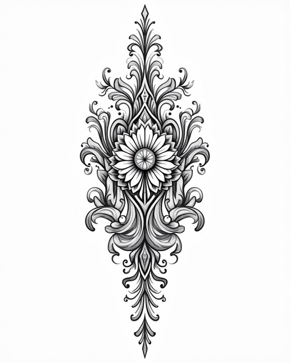 elegant natural tattoo designs
