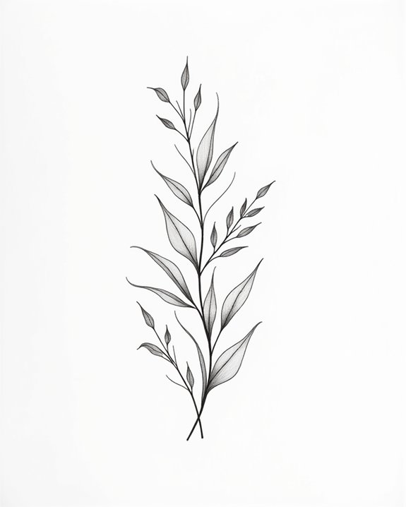 elegant nature inspired tattoos
