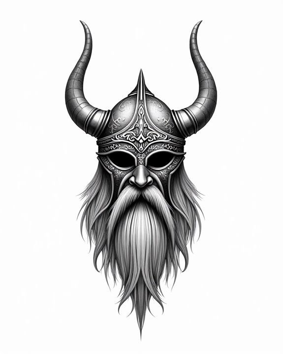 elegant norse warrior design