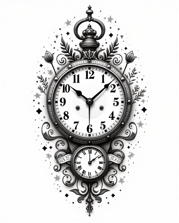 elegant nostalgic timepieces