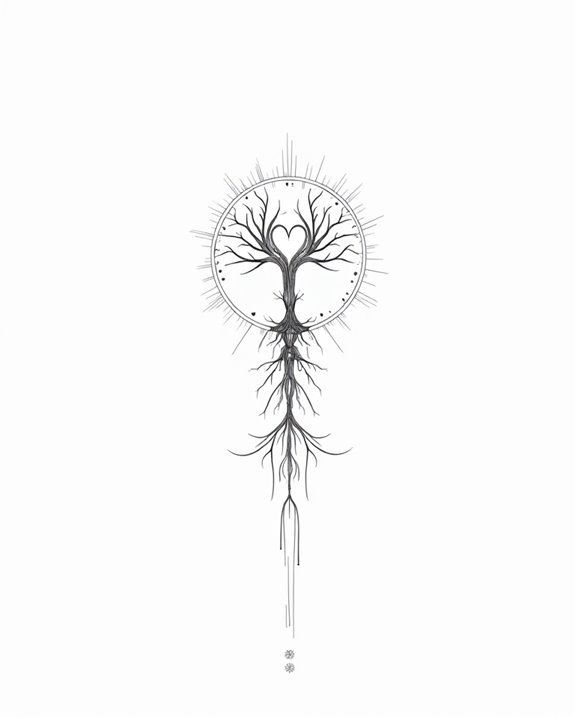 elegant parental love silhouettes