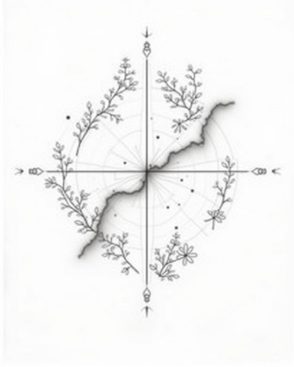 elegant personal location tattoos