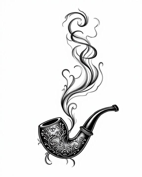 elegant pipe smoking tribute