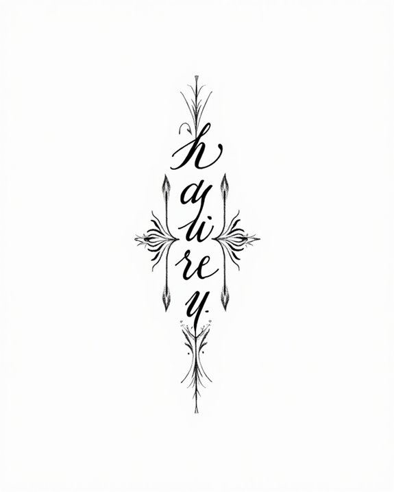elegant rebellious ink art
