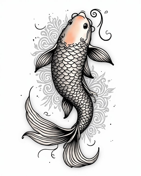 elegant resilient fish symbolism