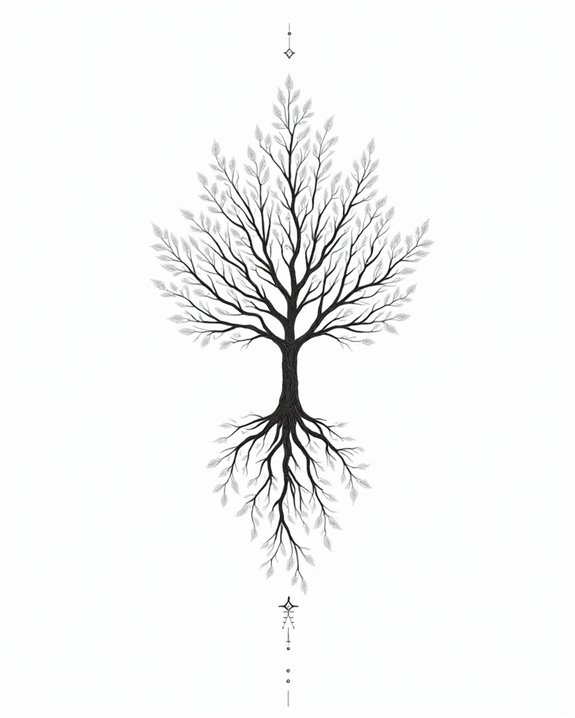 elegant resilient growth symbolism