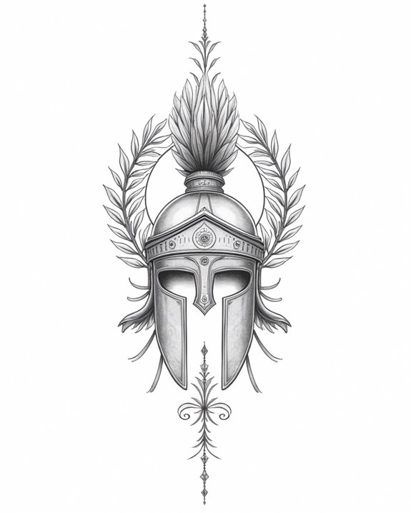 elegant resilient warrior symbolism