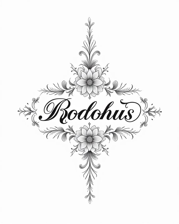 elegant script enhances personalized tattoos